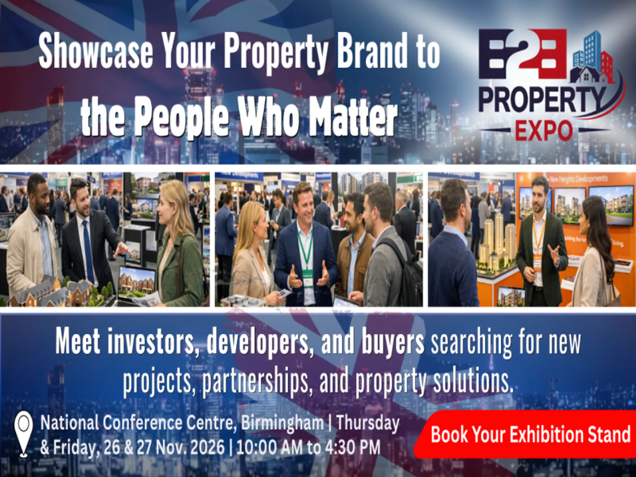 Property Expo 2026 | Book Your Stand At Premier B2B Show